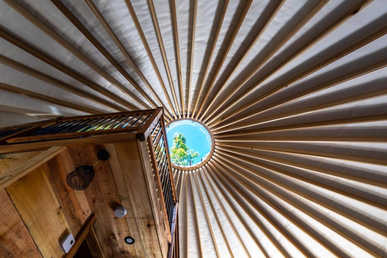 Yourtes Glamping Du Poisson Blanc Notre-Dame-du-Laus Εξωτερικό φωτογραφία